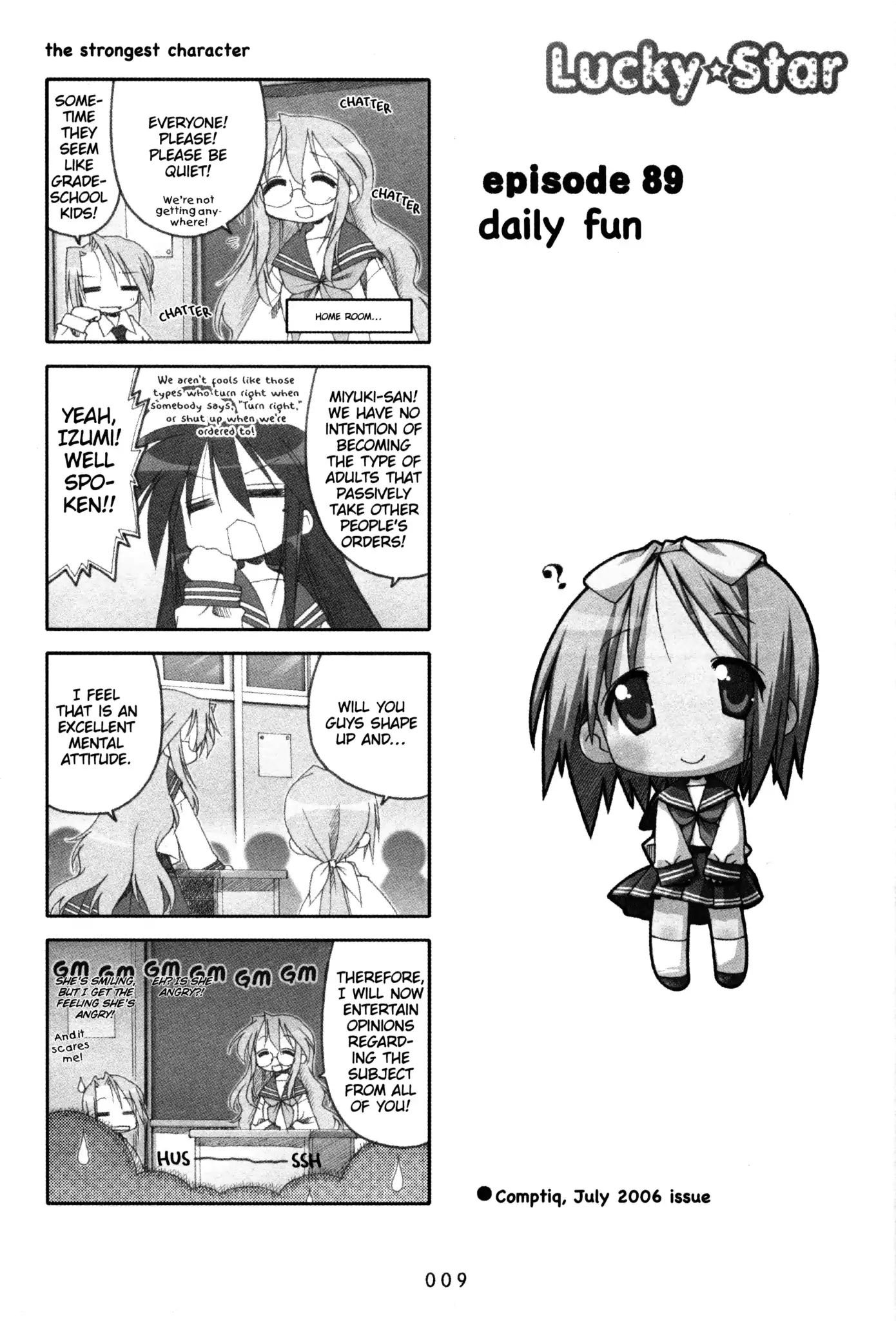 Lucky Star Chapter 89 Page 1