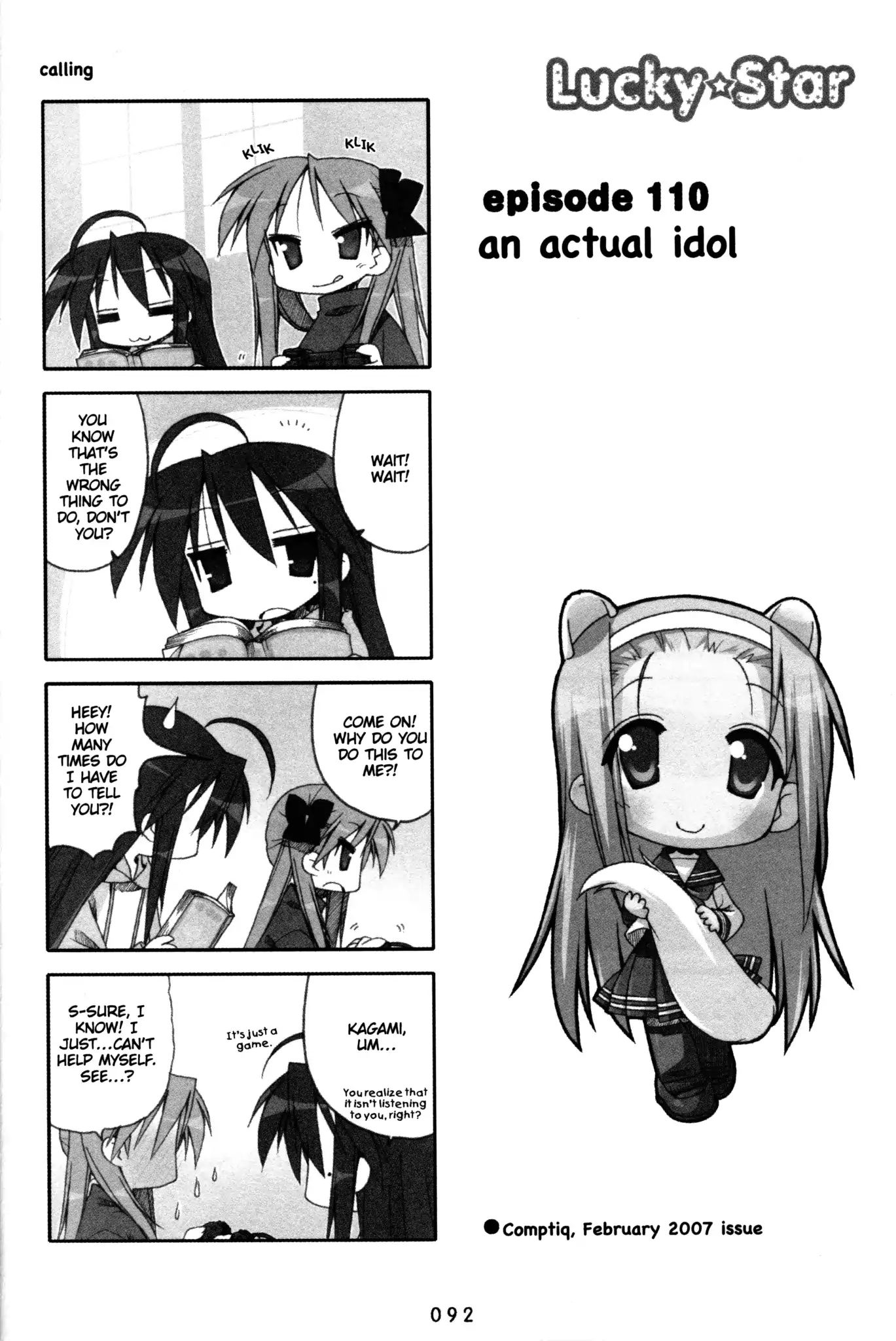 Lucky Star Chapter 110 Page 1